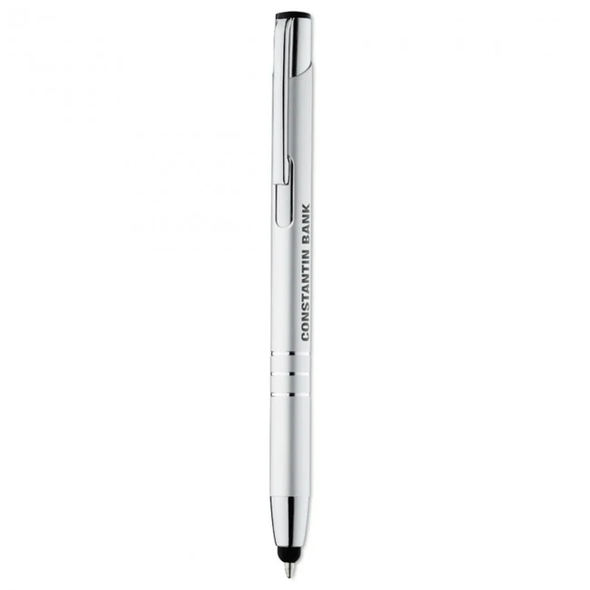 Push type touch ball pen