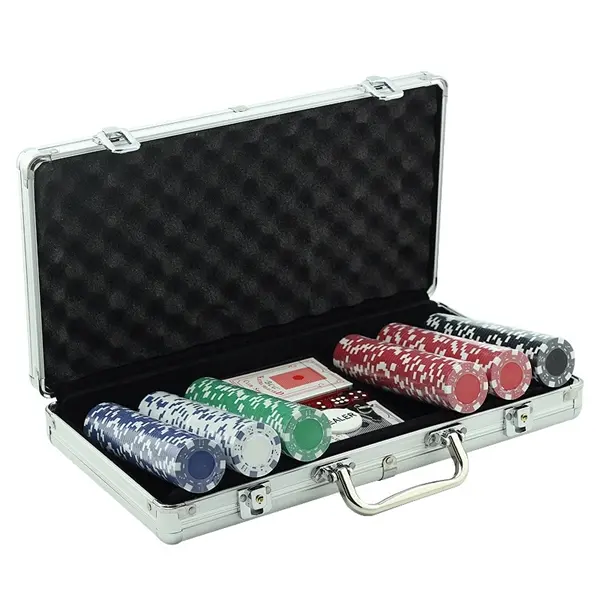 Aluminum Case Poker Set W/ 500 Chips