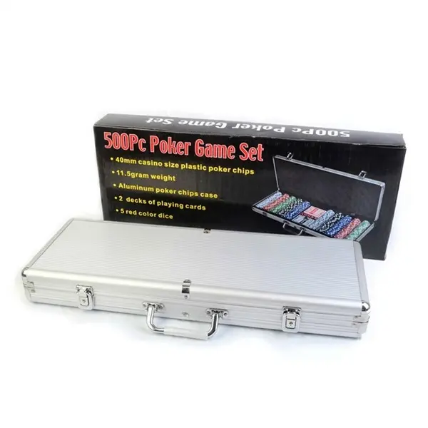 Aluminum Case Poker Set W/ 500 Chips