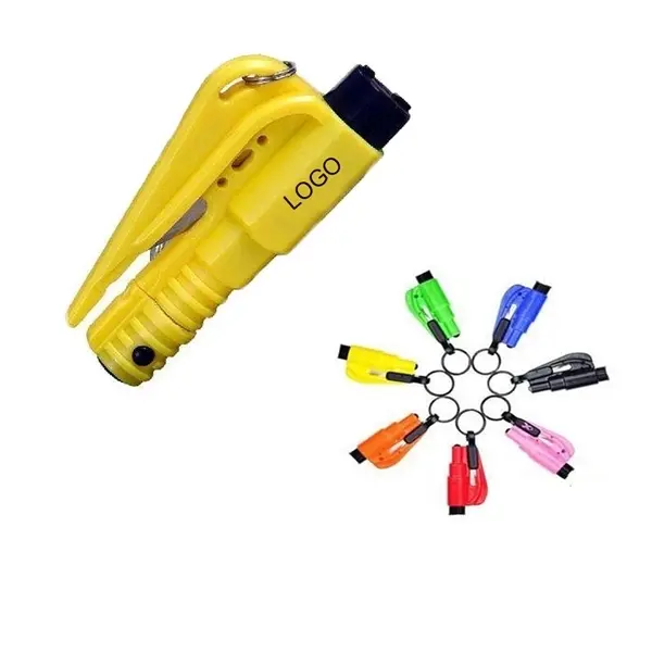 Car Escape Tool Emergency Safety Hammer Keychain