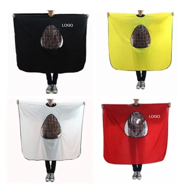 Haircut Salon Cape With Viewing Window