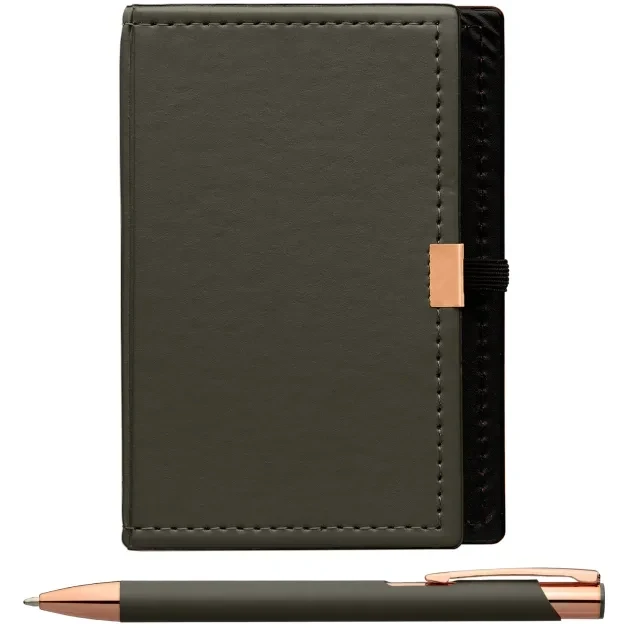 Note Caddy & Crosby Rose Gold Pen Gift set
