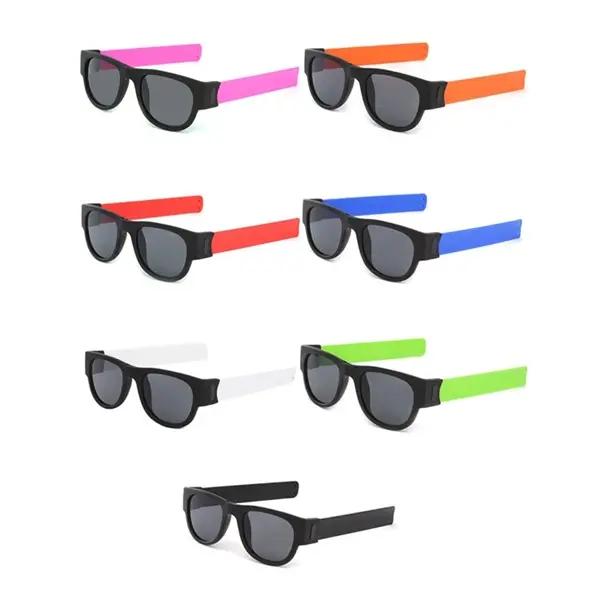 Foldable Bracelet Slap Sport Wristbands Sunglasses