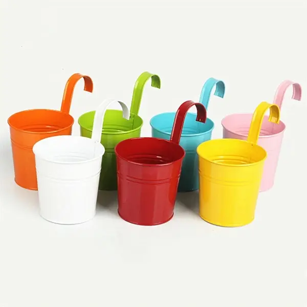 Iron Hanging Flower Pots With Hook