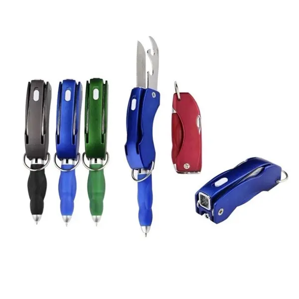 Multi-function tool pen with light