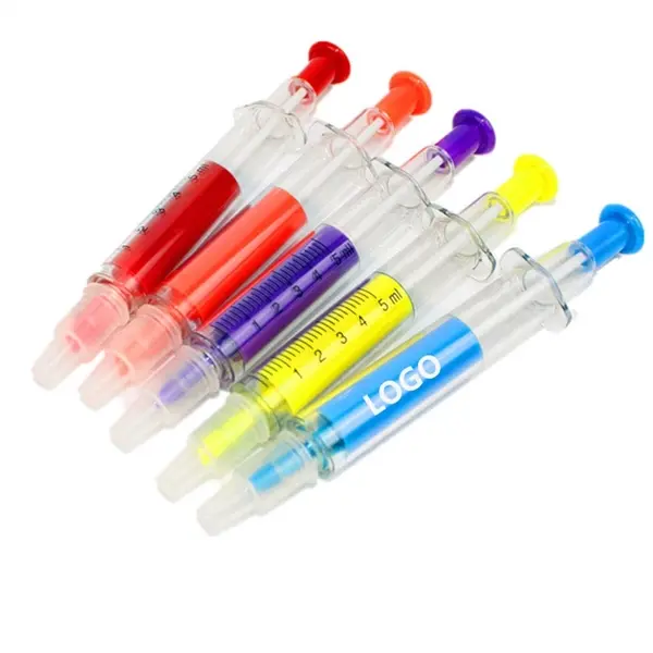 Needle tubular fluorescent ballpoint pen
