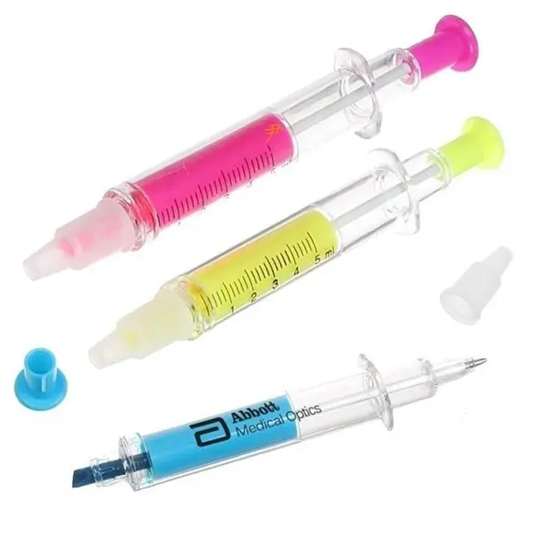 Needle tubular fluorescent ballpoint pen