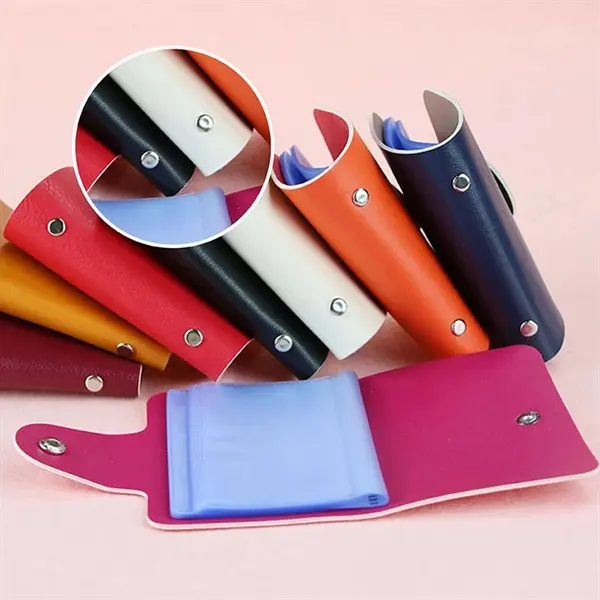 PU 12 Card Slots Card Holder Wallet