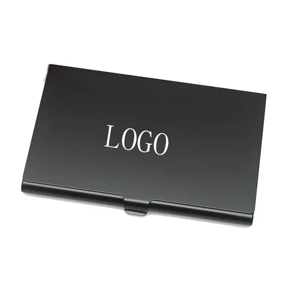 Aluminum business card case