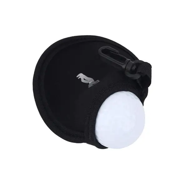 Golf ball Neoprene Cleaning Pouch W/ Clip