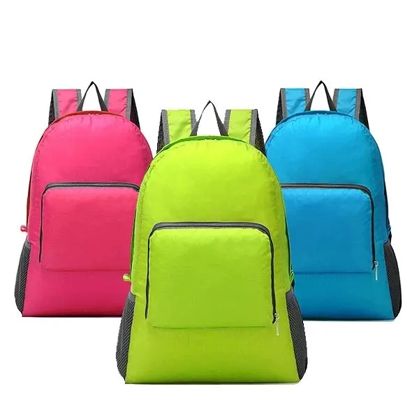 Travel folding backpack