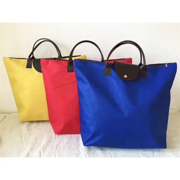 Folded Oxford shopping bag