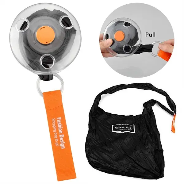 Round folding portable shopping bag