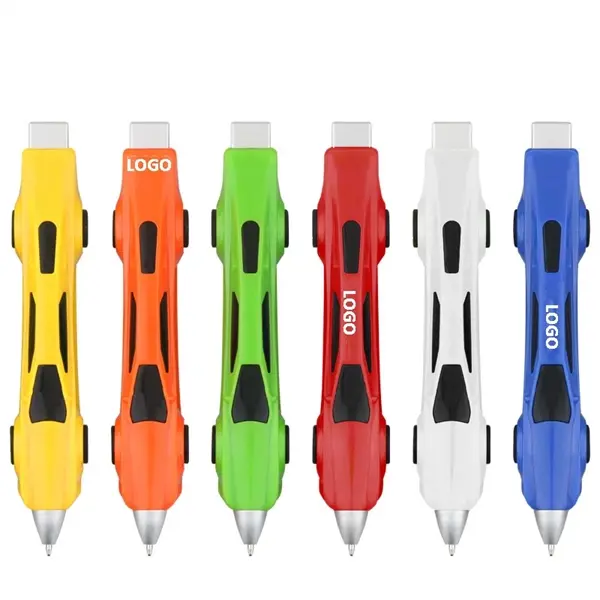 Fashion Colorful Race Car Shaped Ballpoint Pen