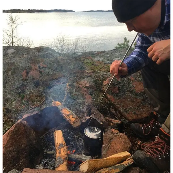 Collapsible Stainless Steel Campfire Tool