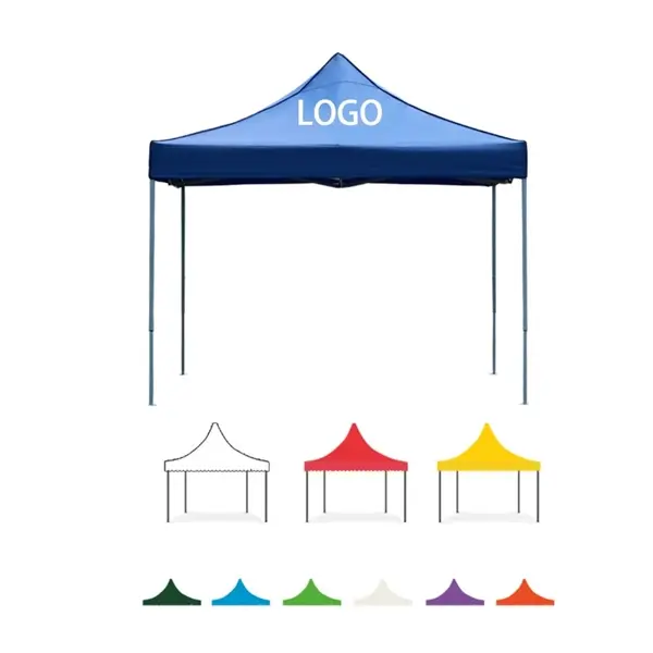Deluxe Folding Tent Awning Sunshades 10ft x 10ft
