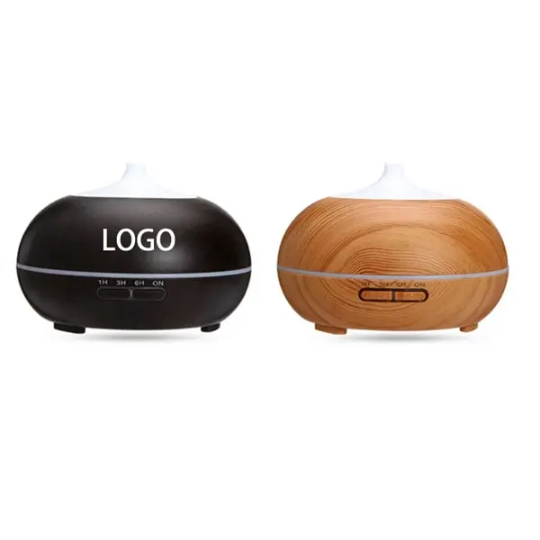 LED Timed Wooden Water Diffuser Air Cleaner Humidifier