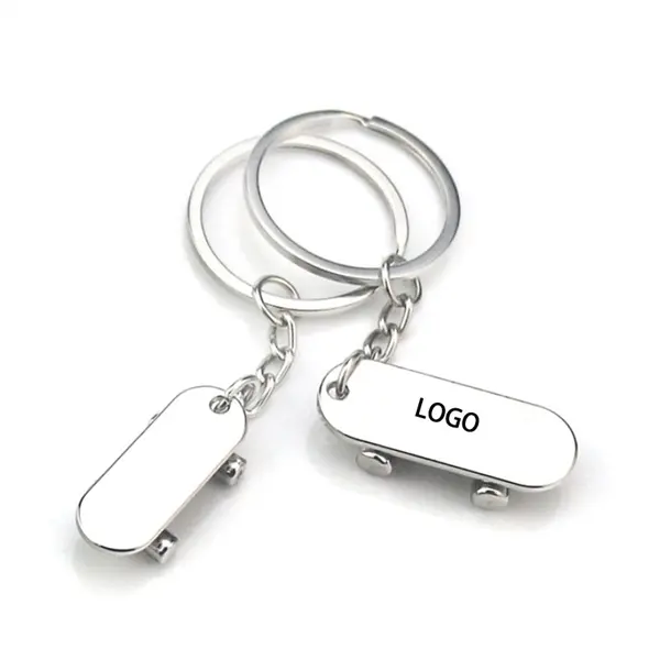 Stainless Steel Skateboard Key Chain Ring Drink Opener