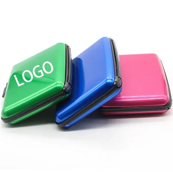 Aluminum Plastic Storage Bag Credit Card Case Container