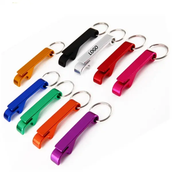 Aluminum Bottle Drink Beer Can Opener KeyChain
