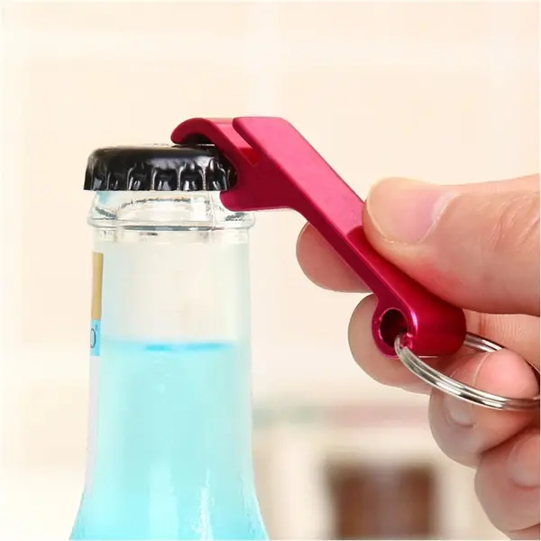 Aluminum Bottle Drink Beer Can Opener KeyChain