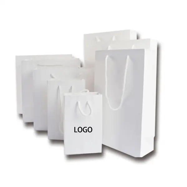 Customized Kraft Paper Shopping Tote Gift Bag Carrier