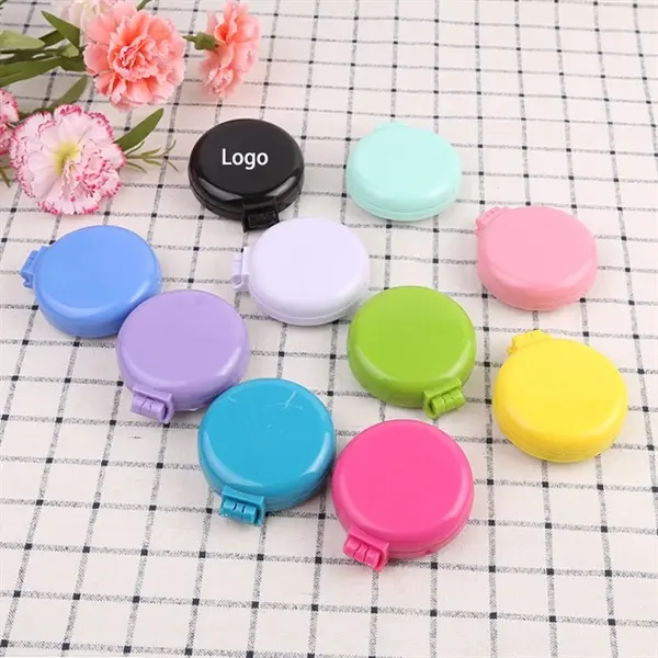 2 in 1 Portable Foldable Travel Round 3" Mirror Comb