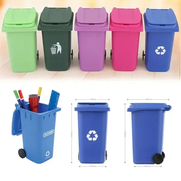 Trash Can Shaped Pen Holder/Brush Pot