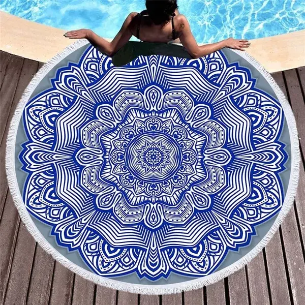 60" Round Beach Towel