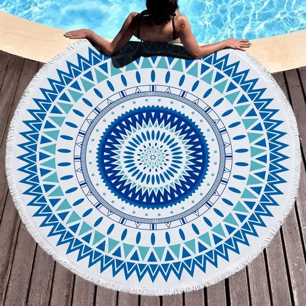 60" Round Beach Towel