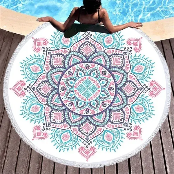 60" Round Beach Towel