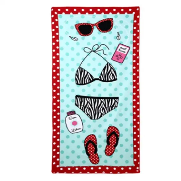 Full Color Printed Microfiber Beach Towel