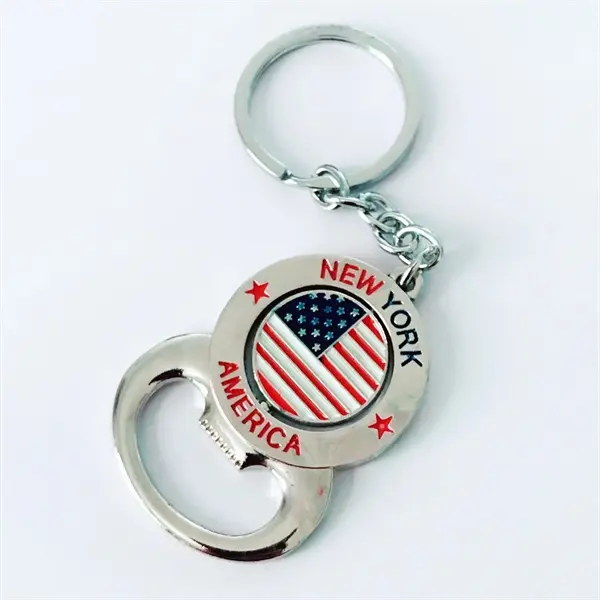 U.S.Flag Bottler Opener Keychain
