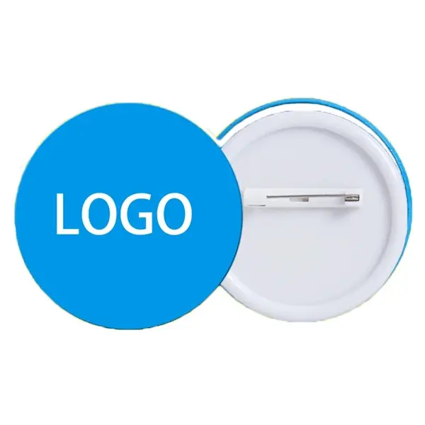 1.5" Tinplate Full Color Round Custom Button Badge
