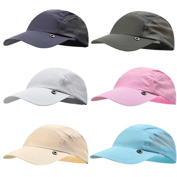 Baseball Peaked Cap Hat With Neck Breathable Sunshade