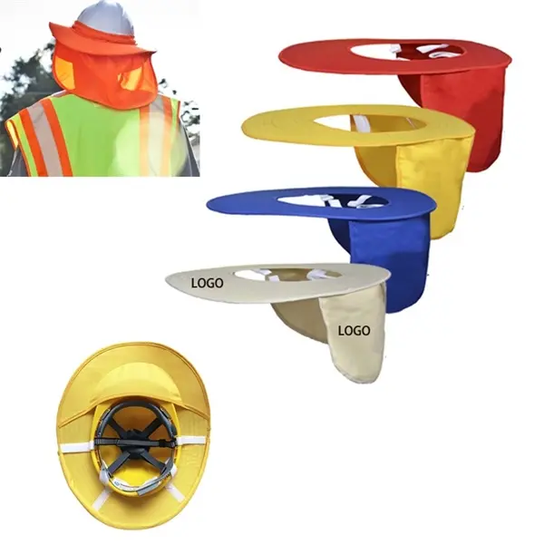 Site Hard Hat Sun ShadeWith Neck Breathable Sunshade