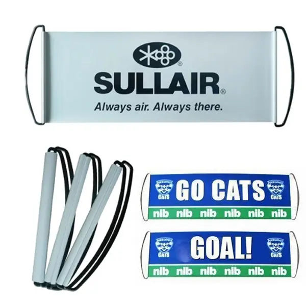 PET Hand Held Rollers Flag / Banner