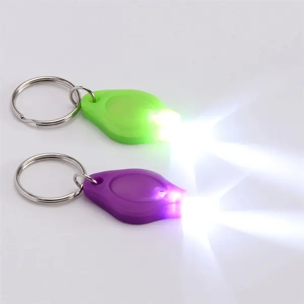 Custom UV Mini LED Flashlight Keychain
