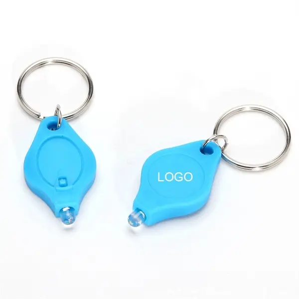 Custom UV Mini LED Flashlight Keychain