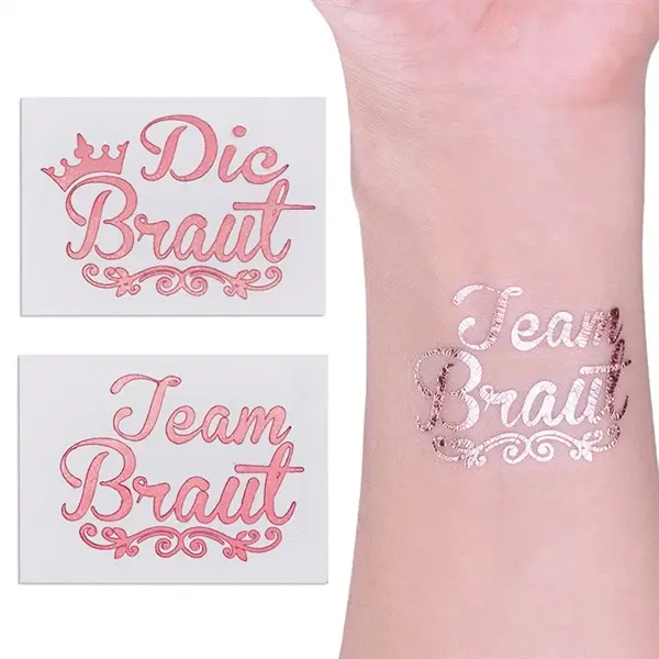 Custom Metallic Temporary Tattoo 2" x 2"