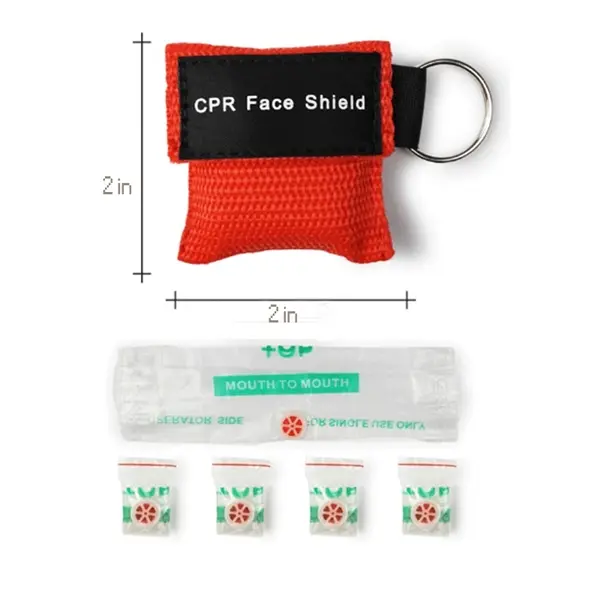 CPR Face Shield Mask Keychain