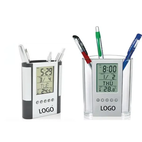 Multi-function Pen Holder Time