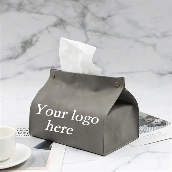 PU Leather Car Tissue Bag