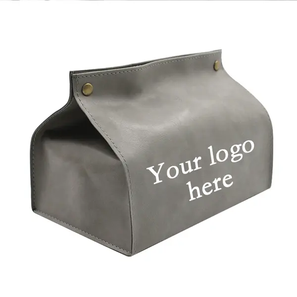 PU Leather Car Tissue Bag