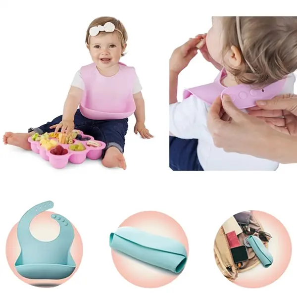 Silicone Waterproof Baby Bib