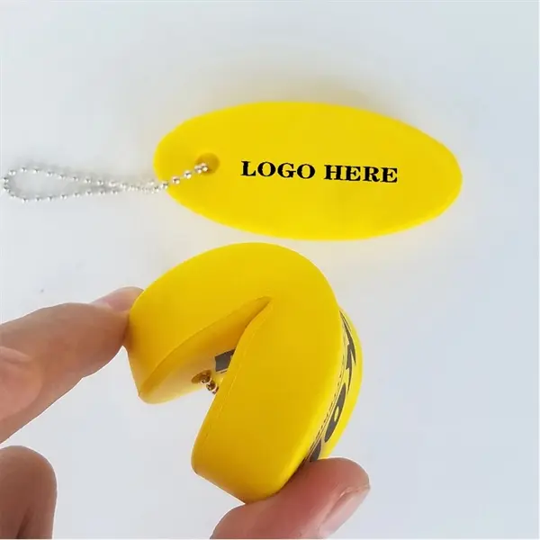 Oval Soft Floater Keychain
