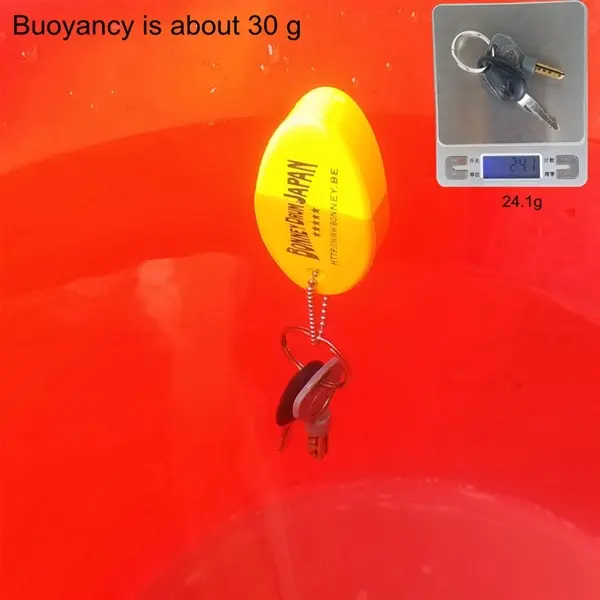 Oval Soft Floater Keychain
