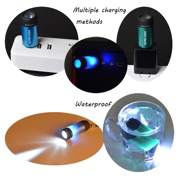 Mini Diving Plastic Glare Flashlight