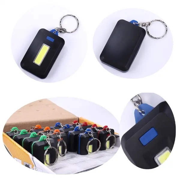 COB Outdoor Keychain Mini Flashlight