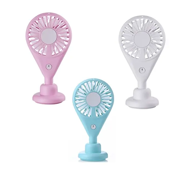Mini Adjustable Charging USB Fan With Ambient Light